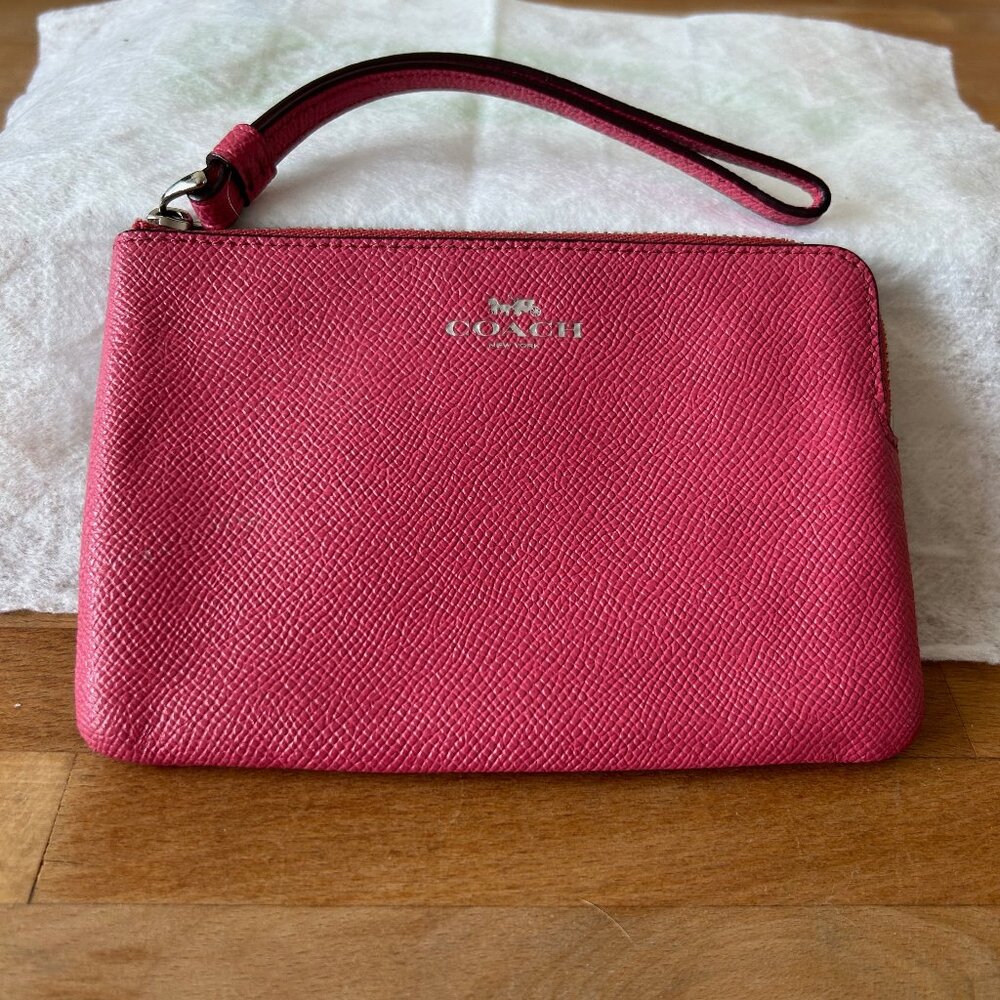 Lovely Pink Coach Wristlet